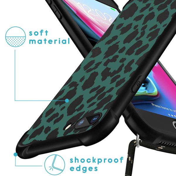 imoshion Design Hülle mit Band für das iPhone 8 Plus / 7 Plus - Panther Illustration