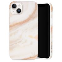 Selencia Aurora Fashion Back Case für das iPhone 14 Plus - ﻿Strapazierfähige Hülle - 100 % recycelt - Weißer Marmor