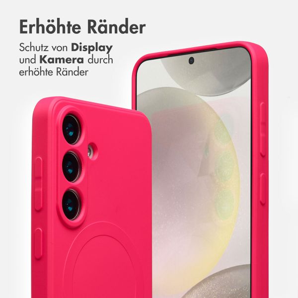 imoshion Color Back Cover mit MagSafe Samsung Galaxy S24 - Neon Pink