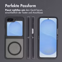 imoshion Color Guard Back Cover mit MagSafe Samsung Galaxy Z Flip 7 FE - Schwarz