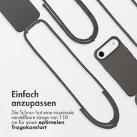 imoshion Color Backcover mit abnehmbarem Handykette und MagSafe Apple iPhone Air - Black Coffee