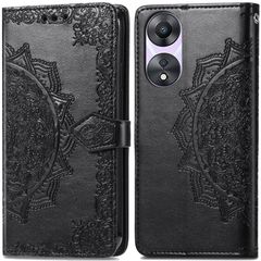 imoshion Mandala Klapphülle Oppo A58 - Schwarz