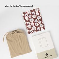 Selencia Vivid Klapphülle Apple iPad 11 (2025) 11 Zoll A16 / iPad 10 (2022) 10.9 Zoll - Choco Flower Pop