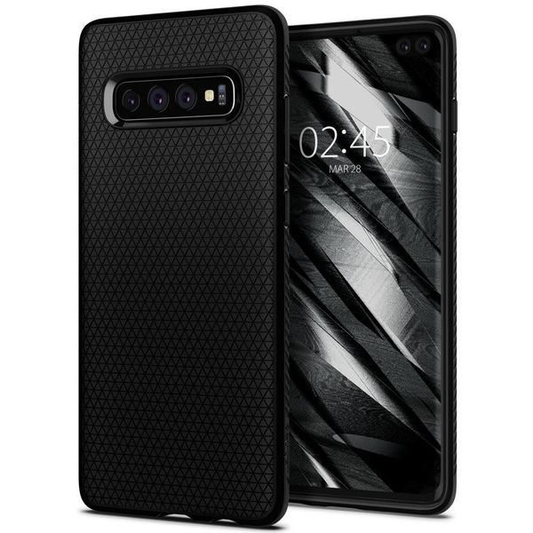 Spigen Liquid Air™ Backcover Samsung Galaxy S10 Plus - Schwarz