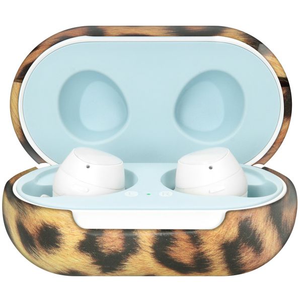 imoshion Hardcover Case für Samsung Galaxy Buds Plus / Buds - Leopard