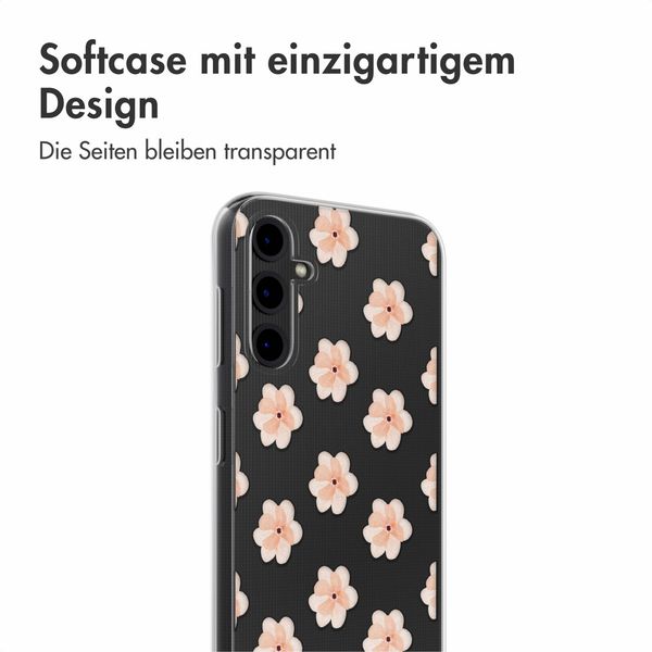 imoshion Design Hülle Samsung Galaxy A14 (5G) - Floral Peach