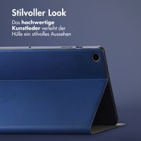 Accezz Classic Klapphülle Samsung Galaxy Tab A9 Plus - Dunkelblau