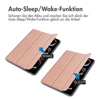 imoshion Trifold Klapphülle Apple iPad Pro 13 (2024) M4 - Rosé gold