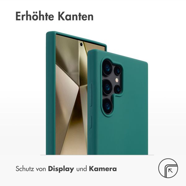 Accezz Liquid Silikoncase Samsung Galaxy S24 Ultra - Forest Green