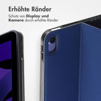 Accezz Classic Klapphülle Apple iPad 11 (2025) 11 Zoll A16 / iPad 10 (2022) 10.9 Zoll - Dunkelblau