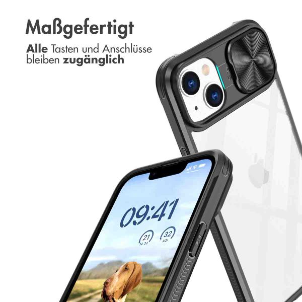 imoshion Back Cover mit Kameraschieber für das iPhone 13 - Schwarz