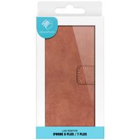 imoshion Luxuriöse Klapphülle Apple iPhone 8 Plus / 7 Plus - Braun