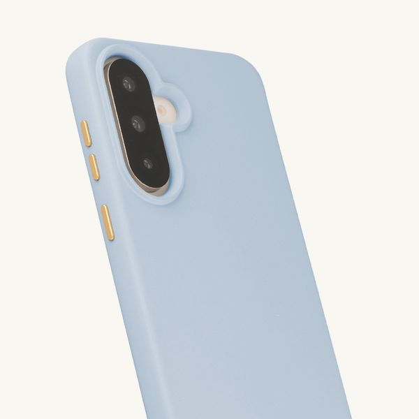 Selencia Rivièra Backcover mit MagSafe mit abnehmbaren Haken Samsung Galaxy A36 / A56 - Powder Blue