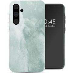 Selencia Vivid Back Cover Samsung Galaxy A55 - Marble Grayed Jade