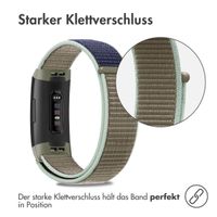 imoshion Nylonarmband für das Fitbit Charge 3 / 4 - Khaki