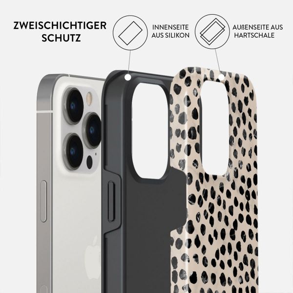 Burga Tough Back Cover für das iPhone 15 Pro Max - Almond Latte