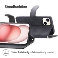 imoshion Klapphülle mit Kordel Apple iPhone 15 - Schwarz