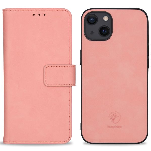 imoshion Abnehmbare luxuriöse Klapphülle 2-in-1 iPhone 13 - Rosa