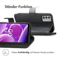 imoshion Luxuriöse Klapphülle Nokia G42 - Schwarz