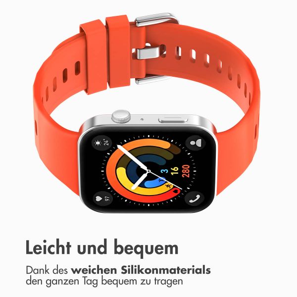 imoshion Silikonband für das  Huawei Watch Fit 3 - Orange