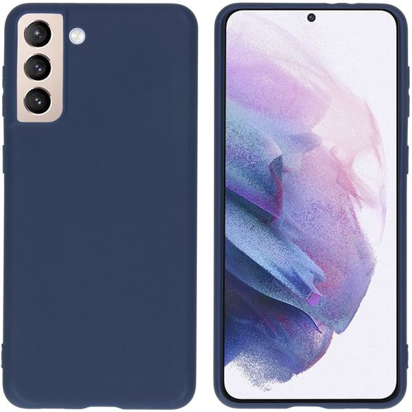 imoshion Color TPU Hülle für das Samsung Galaxy S21 Plus - Dunkelblau