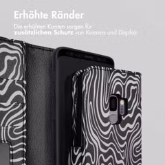 imoshion Design Klapphülle Samsung Galaxy S9 - Black And White