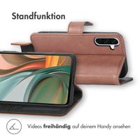 imoshion Luxuriöse Klapphülle Samsung Galaxy A36 - Braun