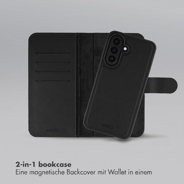 Accezz Edge abnehmbare Bookcase mit MagSafe Samsung Galaxy A27 (5G) - Schwarz