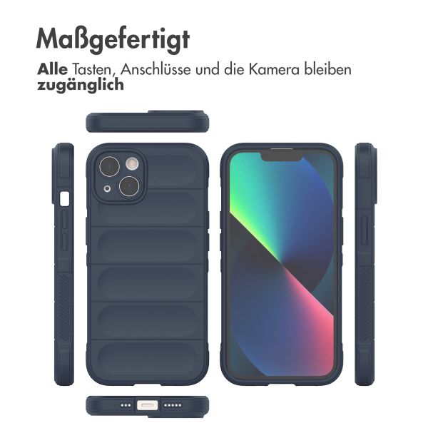 imoshion EasyGrip Back Cover für das iPhone 13 - Dunkelblau