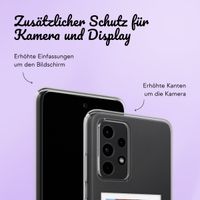 Personalisierte Hülle mit Polaroid Samsung Galaxy A53 - Transparent