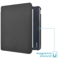 imoshion Slim Hard Case Klapphülle Kobo Libra Colour - Schwarz