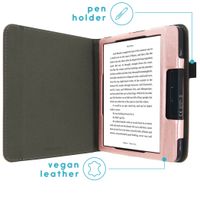 imoshion Vegan Leather Klapphülle Tolino Vision 5 - Roségold