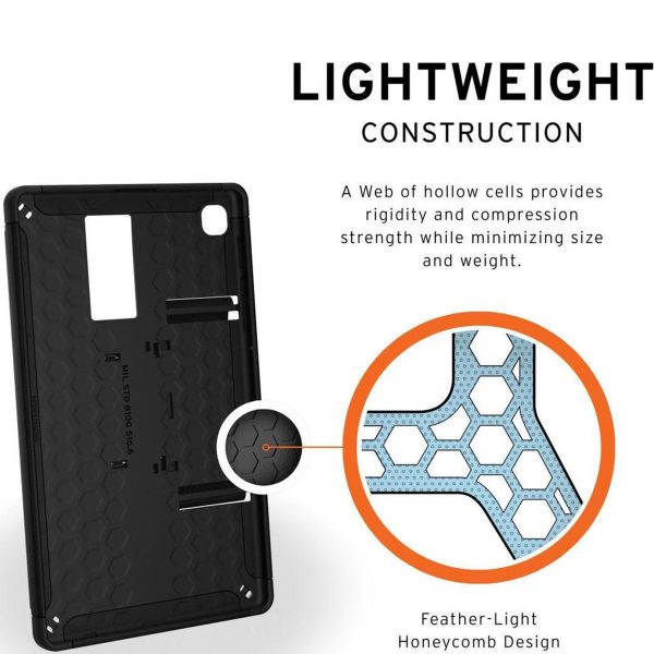 UAG Scout Backcover Handstrap für das Samung Galaxy Tab A7 Lite - Schwarz