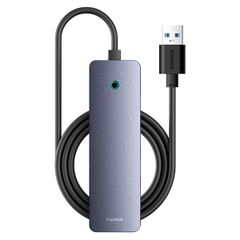 Baseus UltraJoy Lite 5-in-1 USB-A Hub - 150 cm - Dockingstation - Space Grey