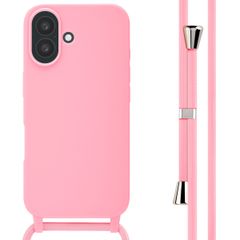 imoshion SilikonHülle mit Band Apple iPhone 16 - Rosa