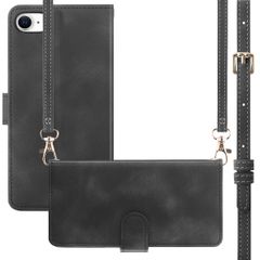 imoshion Klapphülle mit Kordel Apple iPhone SE (2022 / 2020) / 8 / 7 - Schwarz