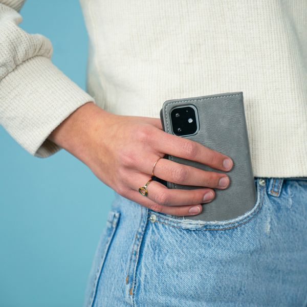 imoshion Luxuriöse Klapphülle Grau für Xiaomi Mi 10 (Pro)