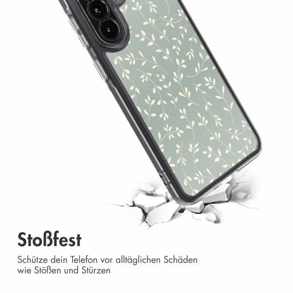 imoshion Design Hülle Samsung Galaxy A57 (5G) - Smoke Green Flowers
