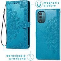 imoshion Mandala Klapphülle für das Nokia G11 / G21 - Türkis