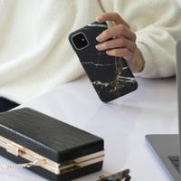 Selencia Maya Fashion Backcover Galaxy S21 Plus - Marble Black