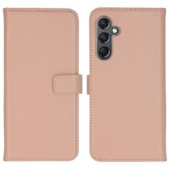 Selencia Echtleder Klapphülle Samsung Galaxy A25 (5G) - Dusty Pink
