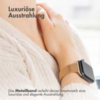imoshion Milanaise Faltarmband für Apple Watch Series 1 t/m 9 / SE (38/40/41 mm) | Series 10 / 11 (42 mm) - Rosé gold