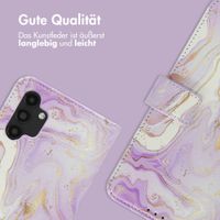 imoshion Design Klapphülle Samsung Galaxy A13 (5G) - Purple Marble