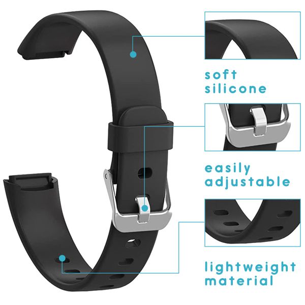 imoshion Silikonband für die Fitbit Luxe - Schwarz