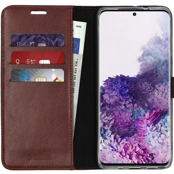 Valenta Klapphülle Leather Braun für das Samsung Galaxy S20 Plus