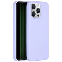 Accezz Liquid Silikoncase mit MagSafe für das iPhone 15 Pro Max - Violett