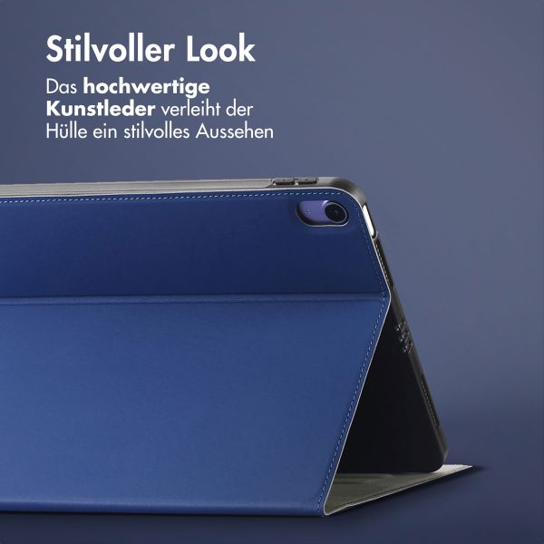 Accezz Classic Klapphülle Apple iPad Mini 7 (2024) / iPad Mini 6 (2021) - Dunkelblau