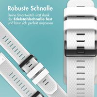 imoshion QuickFit® Silikonarmband - 22 mm Garmin Watch Anschluss - Weiß