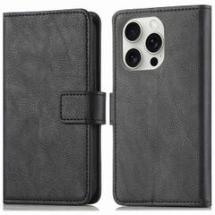 imoshion Luxuriöse Klapphülle Apple iPhone 16 Pro - Schwarz