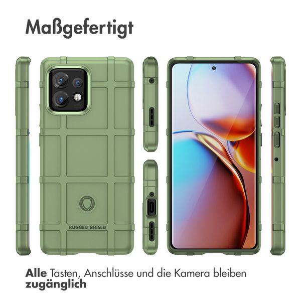 imoshion Rugged Shield Backcover Motorola Edge 40 Pro - Dunkelgrün